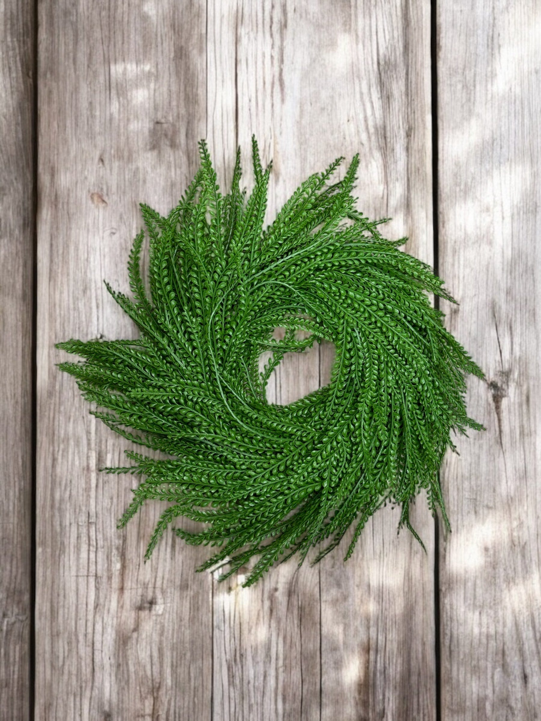 BEAD GRASS WREATH, UV, GREEN 16" Shirleys of Collins E66251243