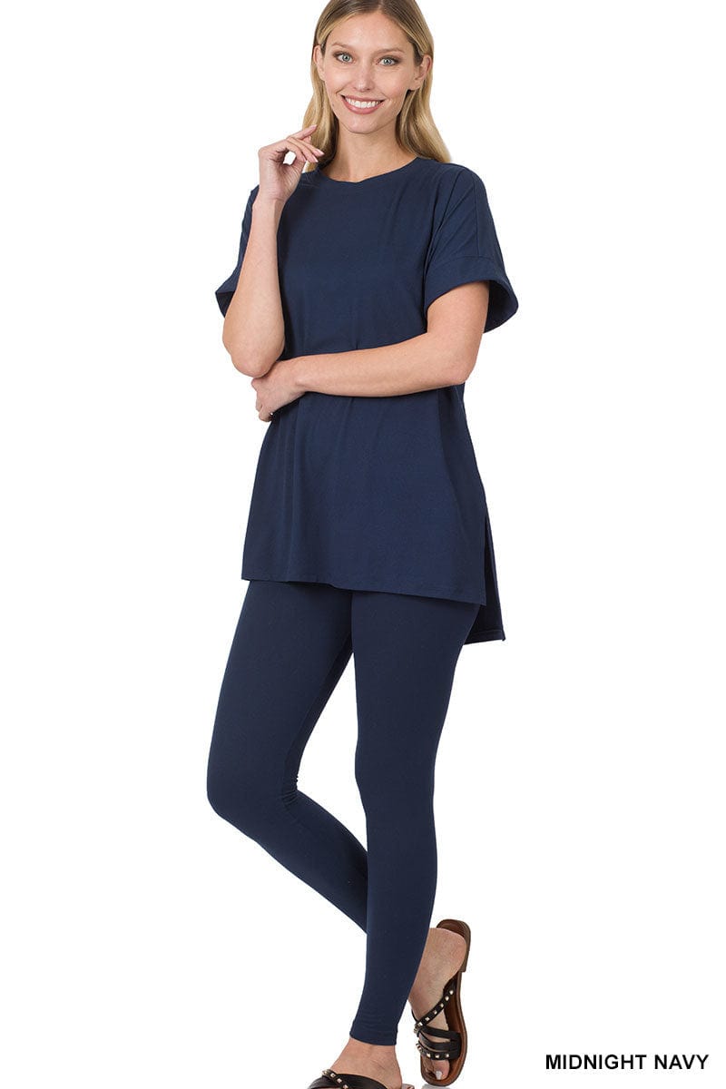 Brushed DTY Microfiber Loungewear Set -Variety Colors Available ZENANA