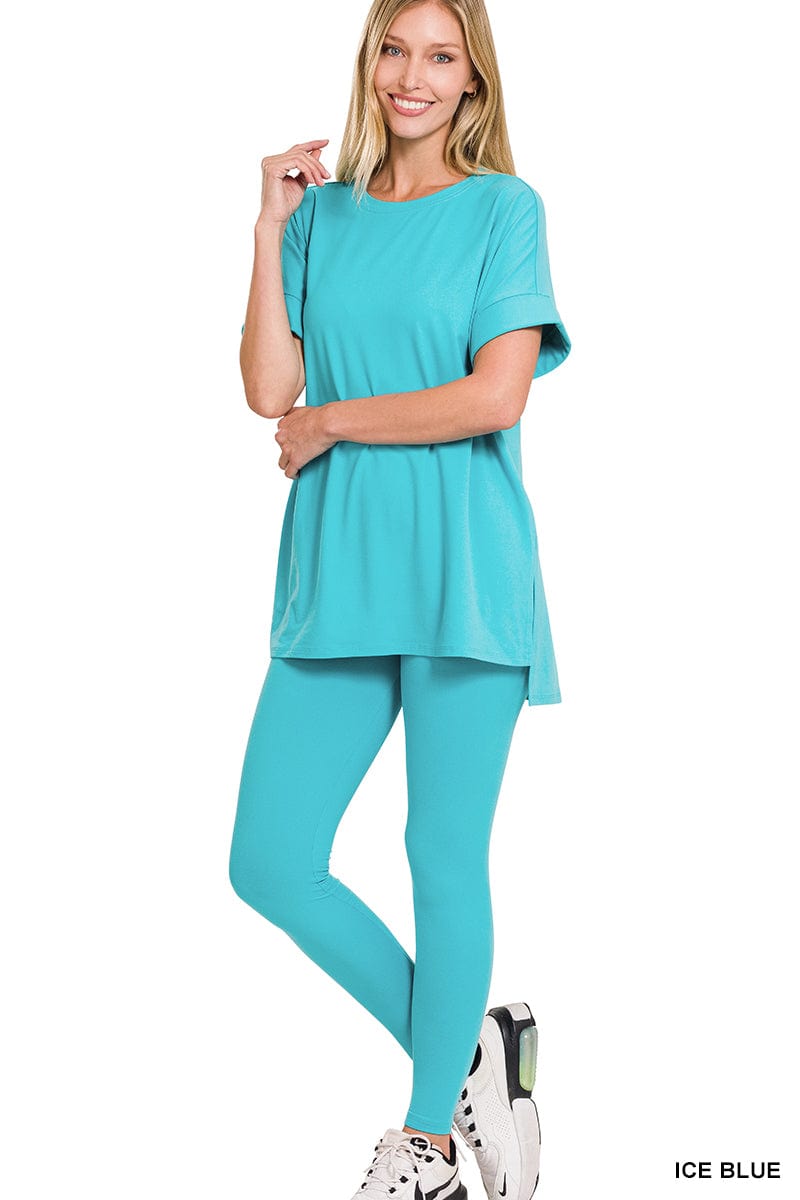 Brushed DTY Microfiber Loungewear Set -Variety Colors Available ZENANA