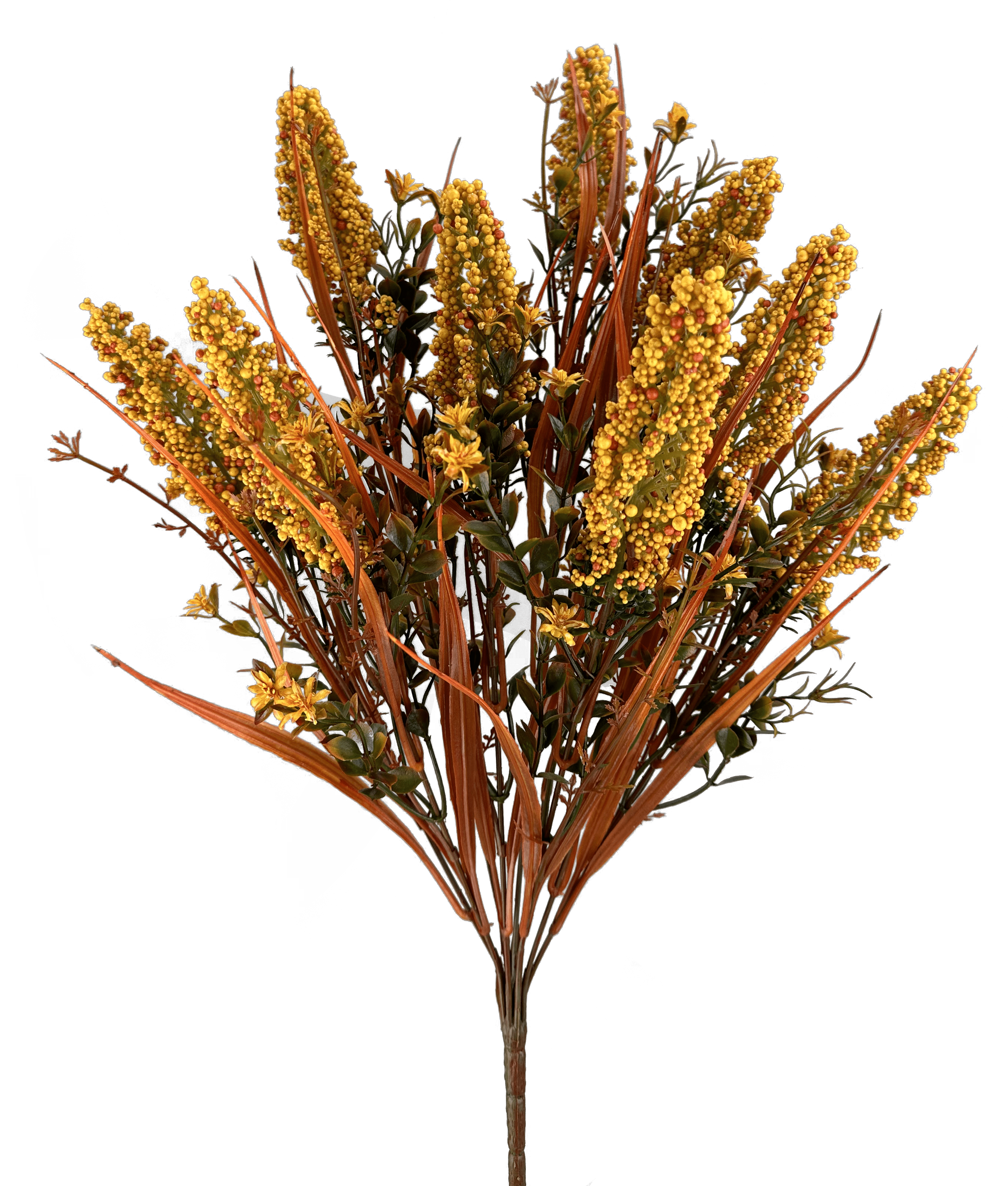 Cattail Bush X 9 H21-Golden Yellow Liberty Floral 57100GDYW