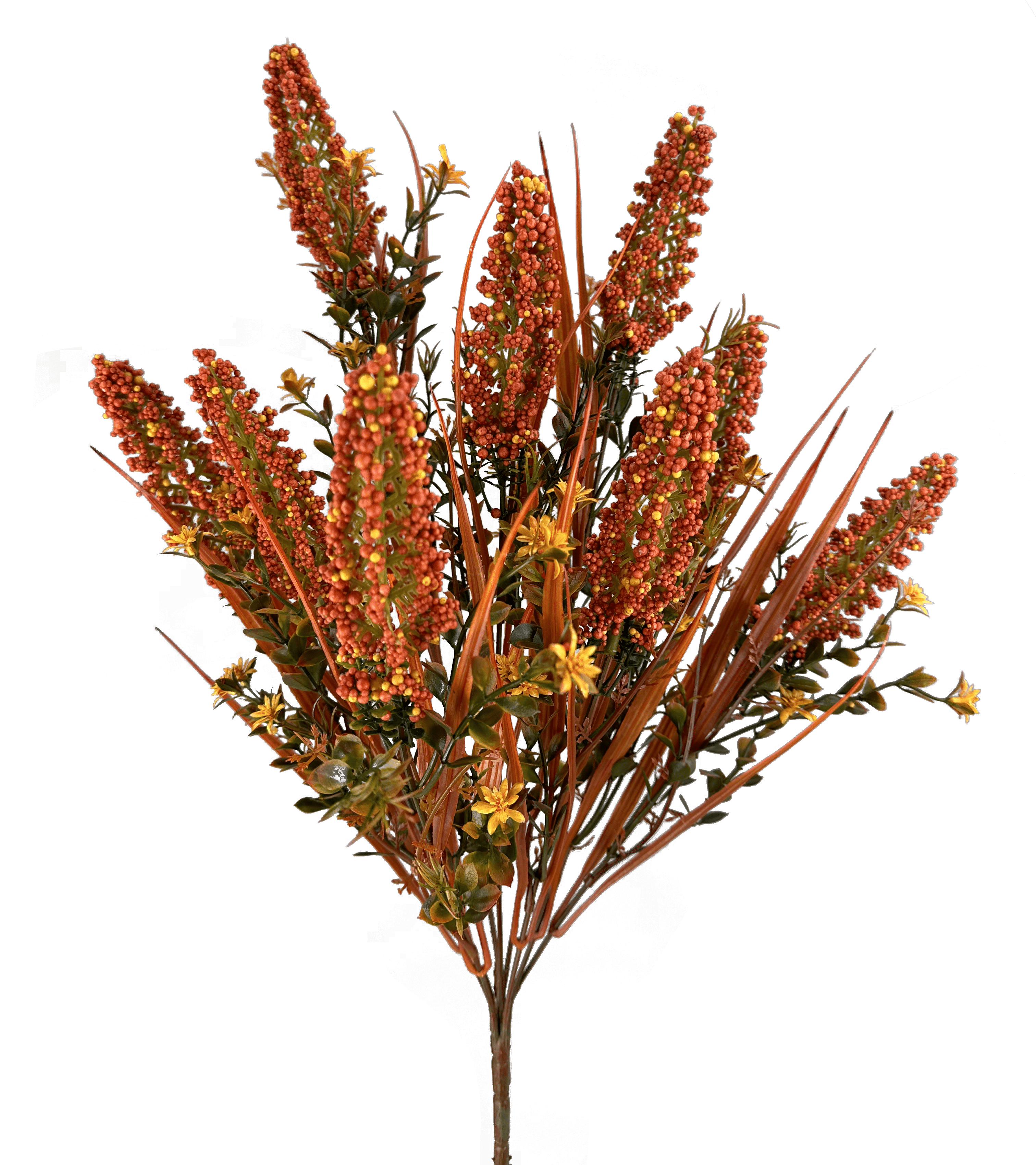 Cattail Bush X 9 H21-Orange Liberty Floral 57100OR