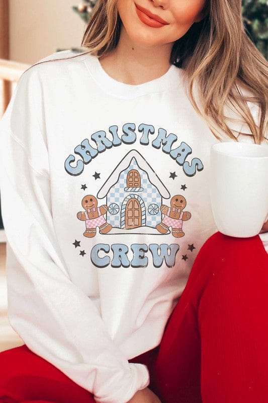 CHRISTMAS CREW GINGERBREAD COOKIES SWEATSHIRT BLUME AND CO. WHITE / S 2000001044650