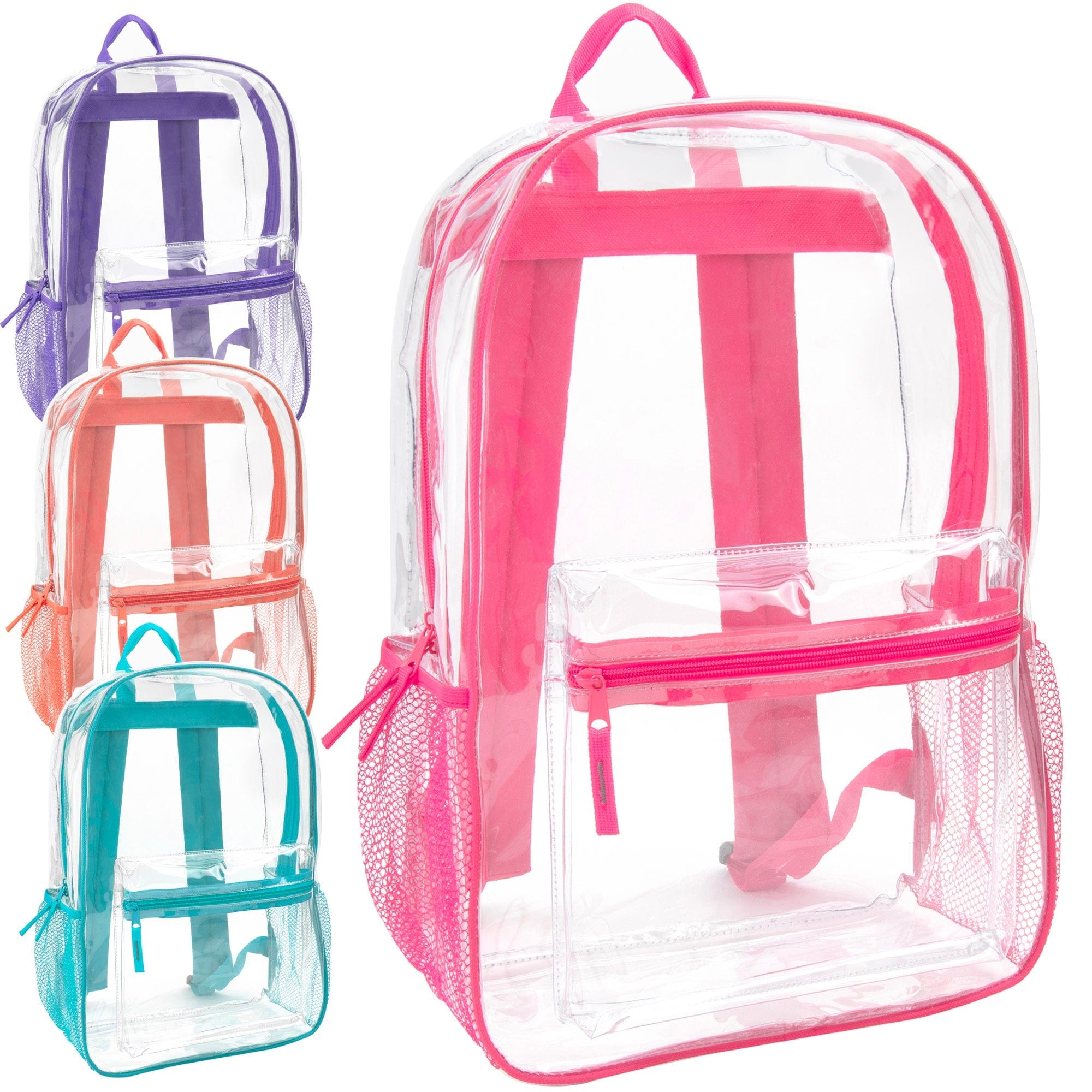 Classic 17 Inch Clear Backpack - Girls Shirley's of Collins