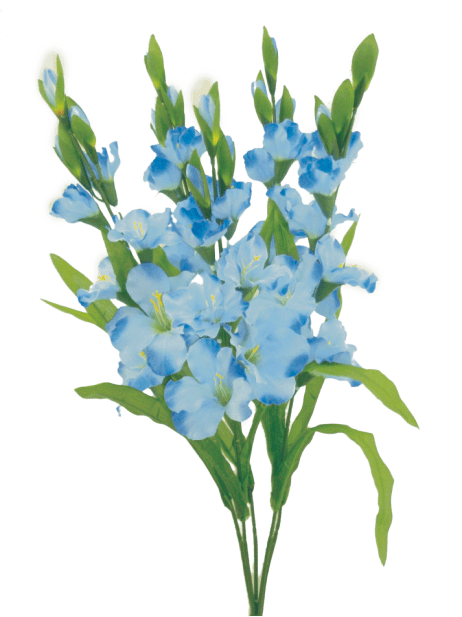 COLOR FAST GLADIOULUS BUSH X5 H28-LIGHTBLUE Liberty Floral 30249LTBL