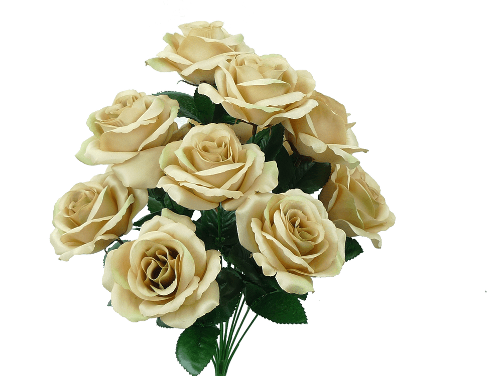 Color Fast Lillian Open Rose Bush-Latte Liberty Floral Flowers 30388-Latte