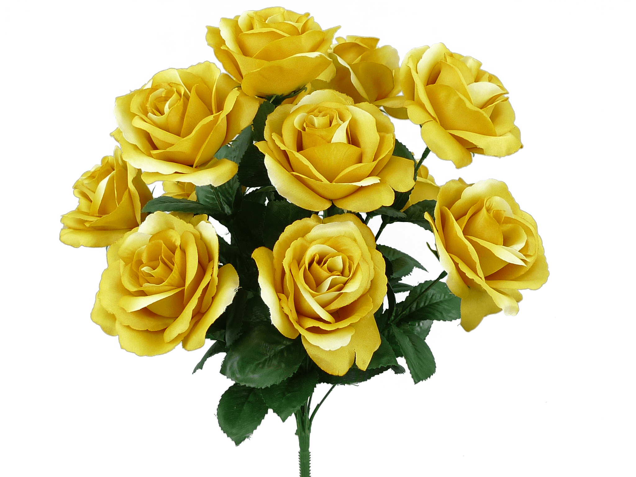 Color Fast Lillian Open Rose Bush-Mustard Liberty Floral Flowers 30388-MUSTARD