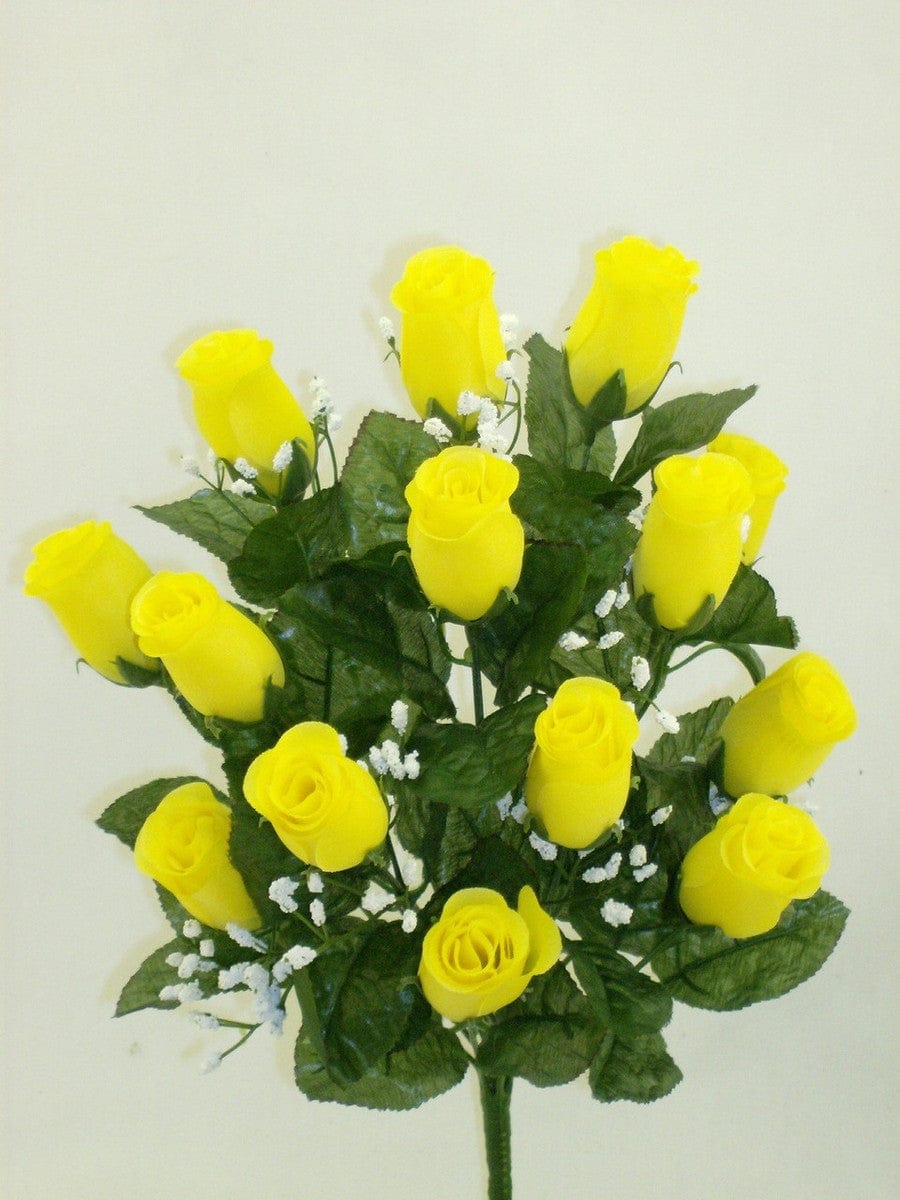 Color Fast Lillian Rose Bud Bush - Yellow Liberty Floral Flowers 30308-YW