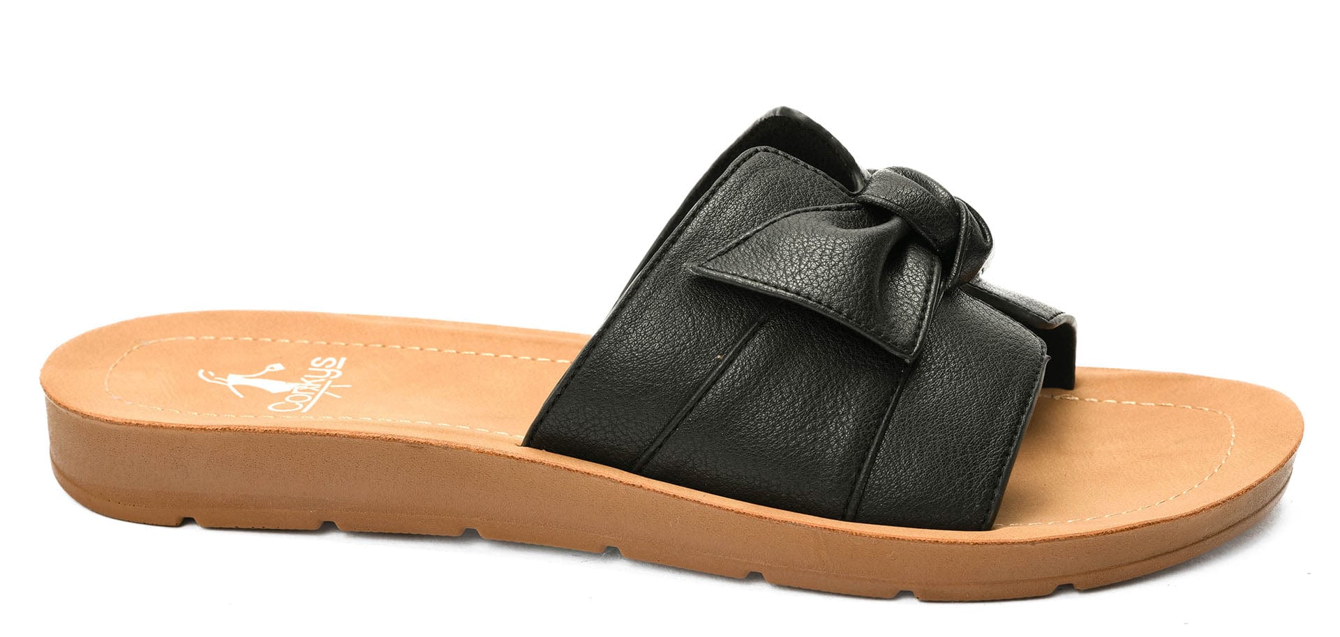 CORKYS ROCK THE BOWT SANDAL- BLACK CORKYS