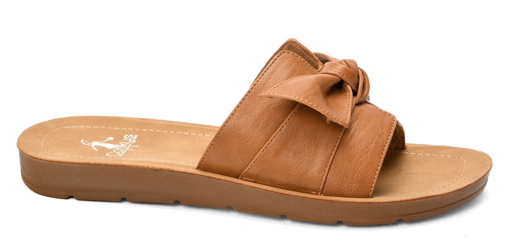 CORKYS ROCK THE BOWT SANDAL- COGNAC CORKYS