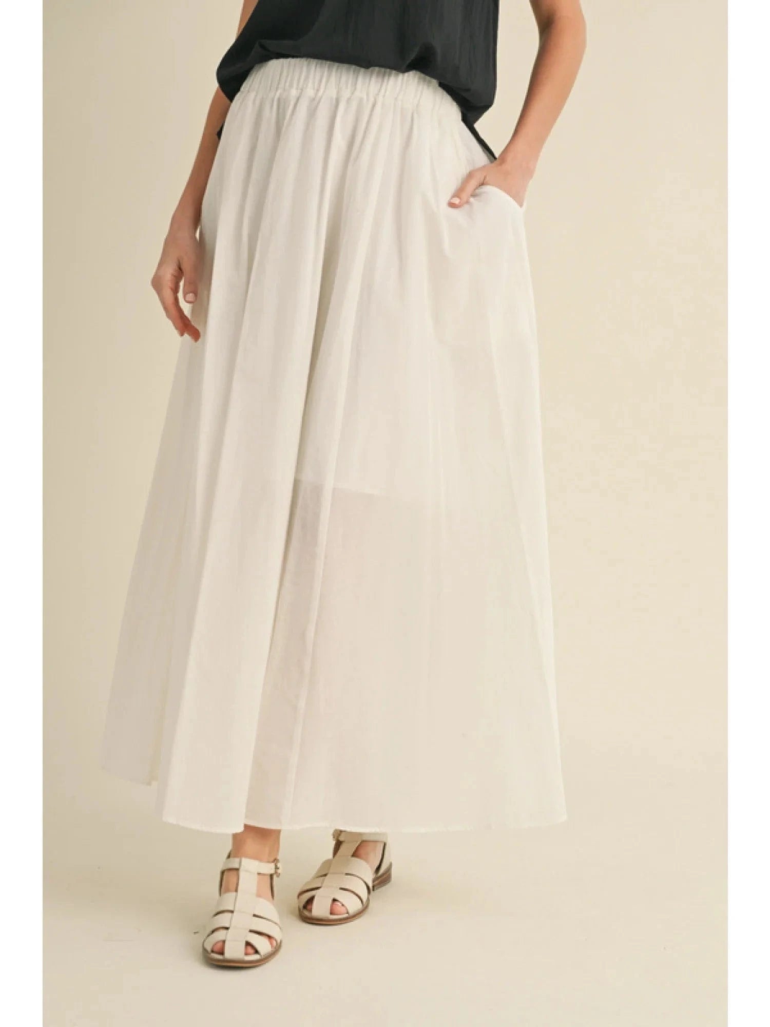 Cotton full circle skirt JODIFL
