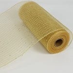 DECORATING MESH, METALIC, 10"x10 YDS/ROLL-GOLD Shirleys of Collins 5914-GD