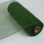 DECORATING MESH, METALIC, 10"x10 YDS/ROLL-MOSS Shirleys of Collins 5914-MOSS