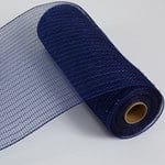 DECORATING MESH, METALIC, 10"x10 YDS/ROLL-NAVY Shirleys of Collins 5914-NAVY