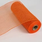 DECORATING MESH, METALIC, 10"x10 YDS/ROLL-ORANGE Shirleys of Collins 5914-OR