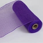 DECORATING MESH, METALIC, 10"x10 YDS/ROLL-PURPLE Shirleys of Collins 5914-PP