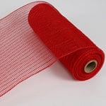 DECORATING MESH, METALIC, 10"x10 YDS/ROLL-RED Shirleys of Collins 5914-RED