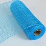 DECORATING MESH, METALIC, 10"x10 YDS/ROLL-TURQUOISE Shirleys of Collins 5914-TQ