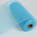 DECORATING MESH, METALLIC, 10"x10 YDS/ROLL-BLUE Shirleys of Collins 5914-BLUE