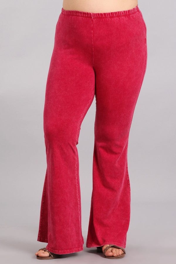 Flared Stretch Pants -RED Shirleys of Collins