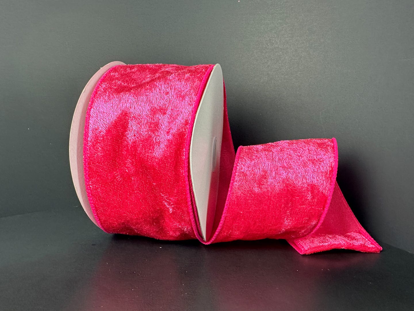 FUCHSIA LUSH VELVET 2.5" X 10 YARDS Jascotina 41549-40-28
