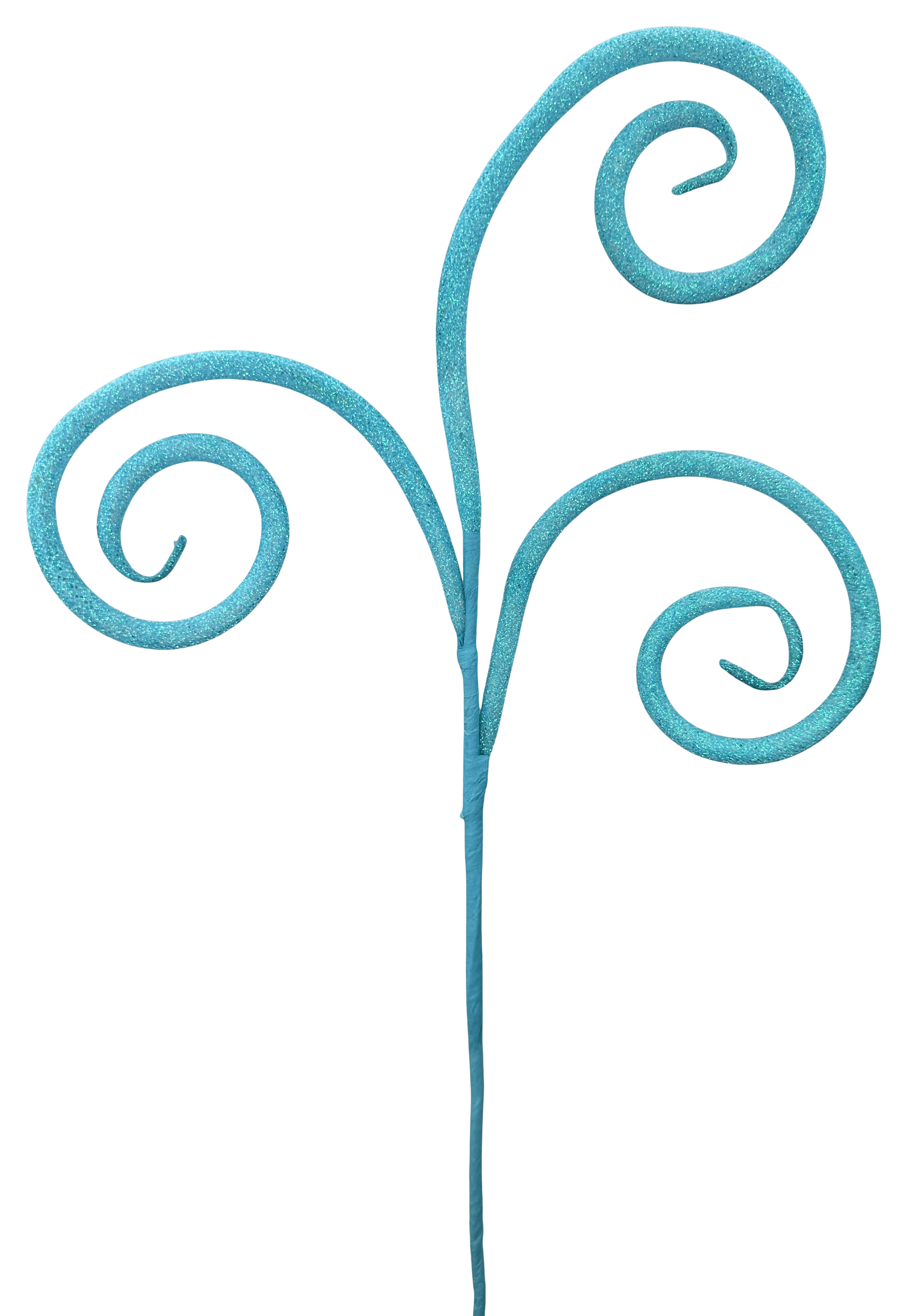 GLITTER TUBE CURLY PICK X 3 H18 Liberty Floral 63882LTBL