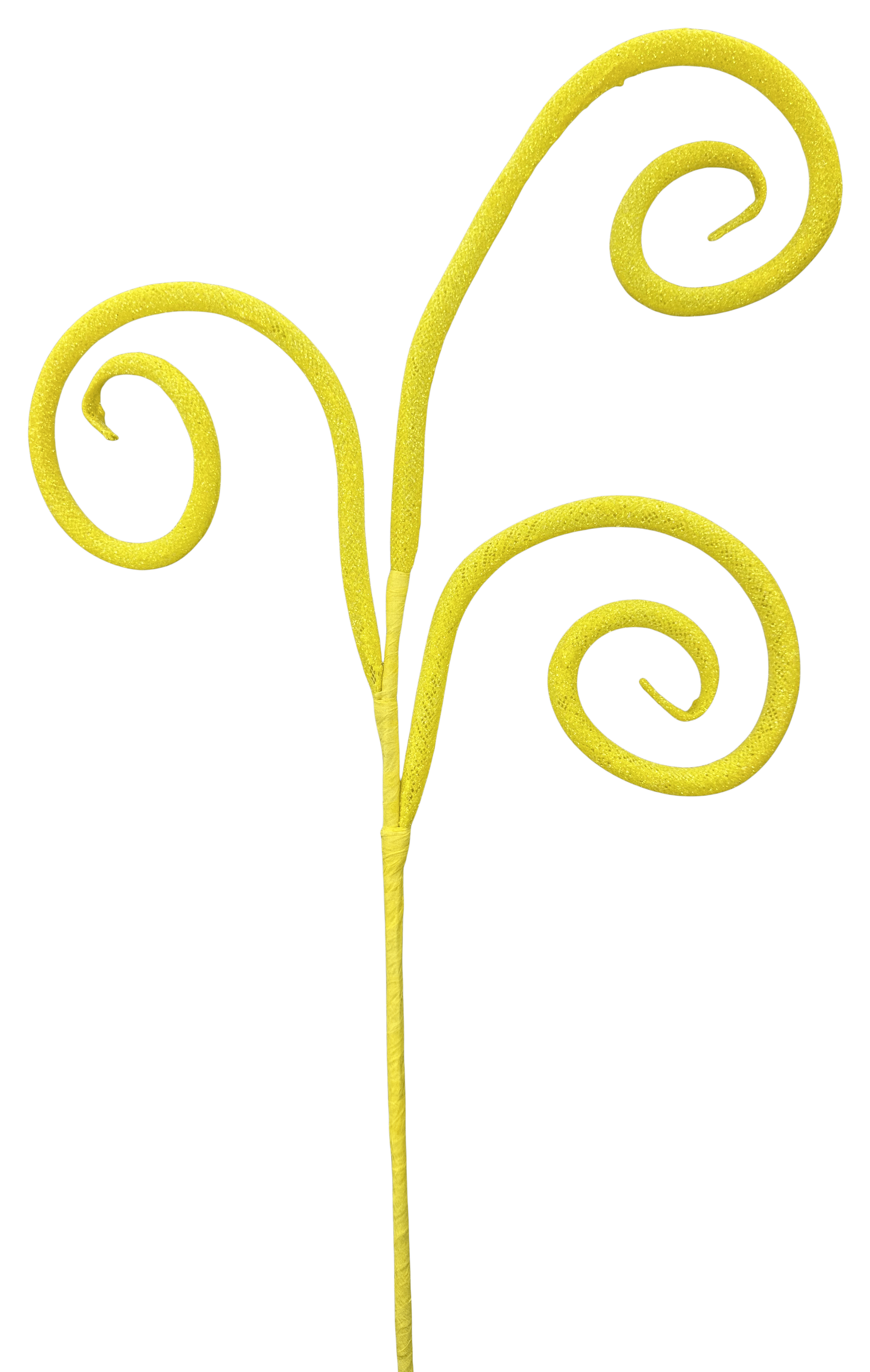 GLITTER TUBE CURLY PICK X 3 H18 Liberty Floral 63882YW