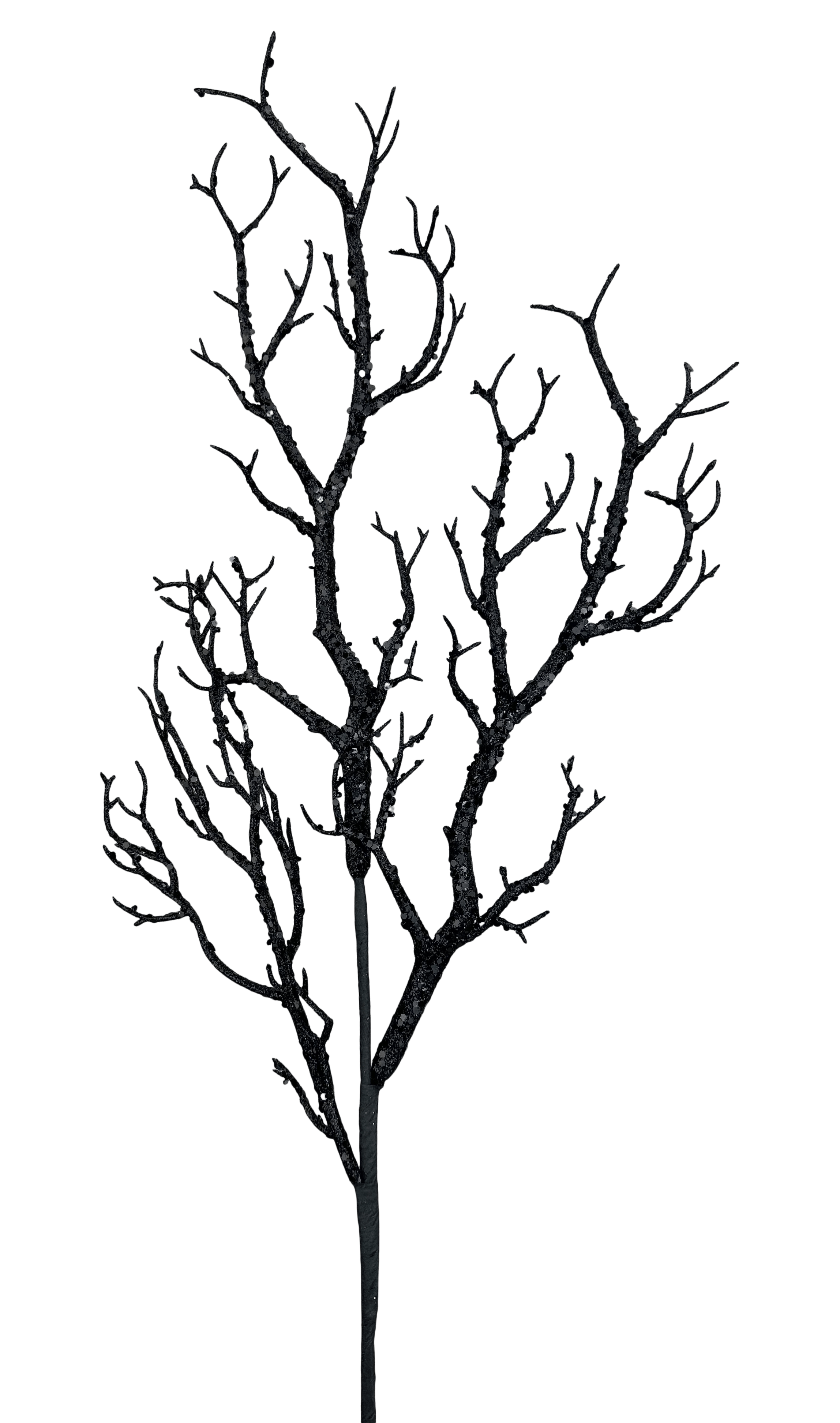 GLITTER TWIG SPRAY H31 -BLACK Liberty Floral