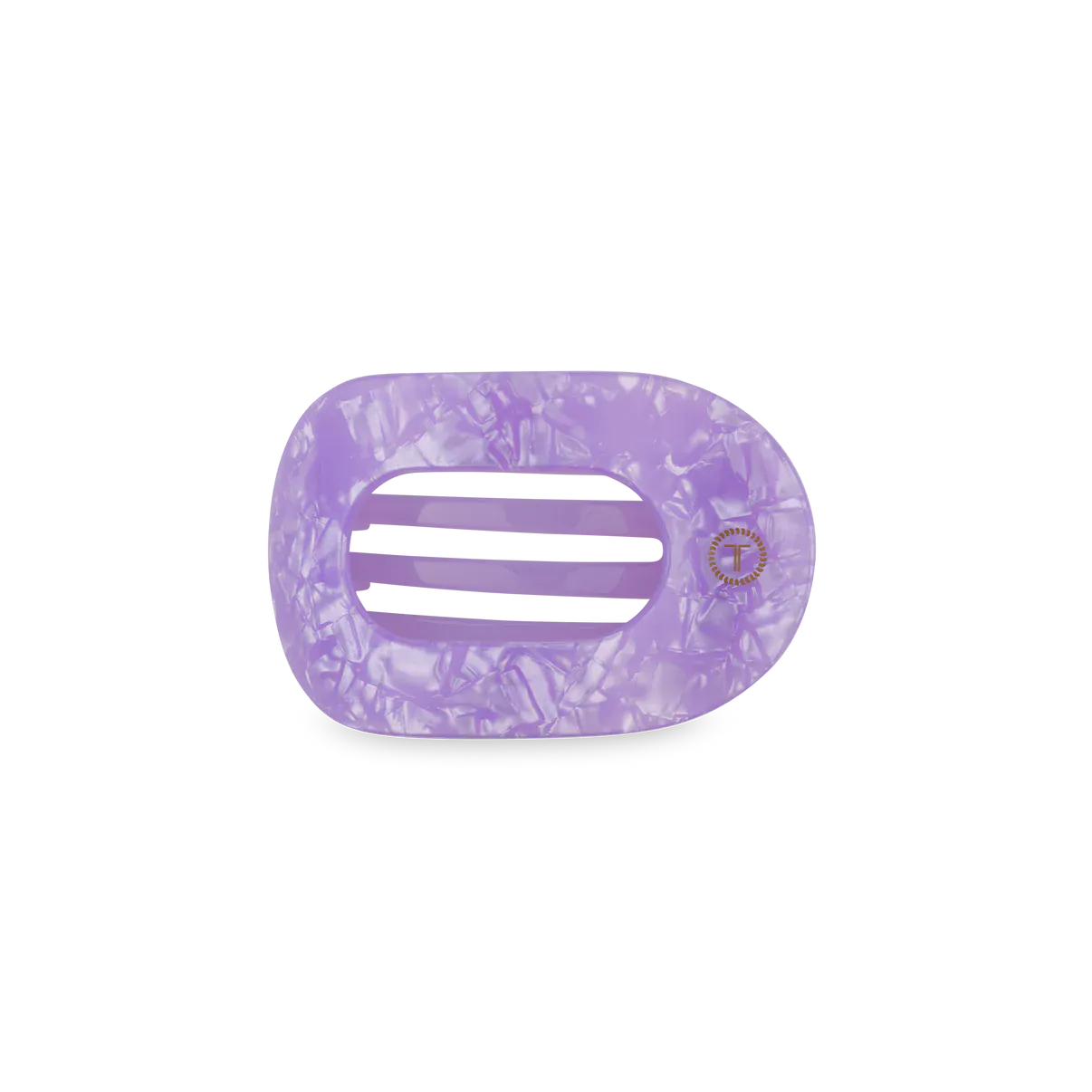 Lavender Mist Flat Round Hair Clip Teleties Small TT-FCS01-225