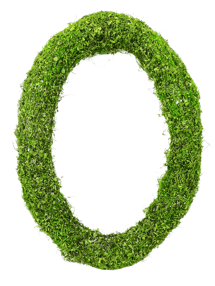 MOSS OVAL WREATH 18W X 22H Shirley's Direct 62647