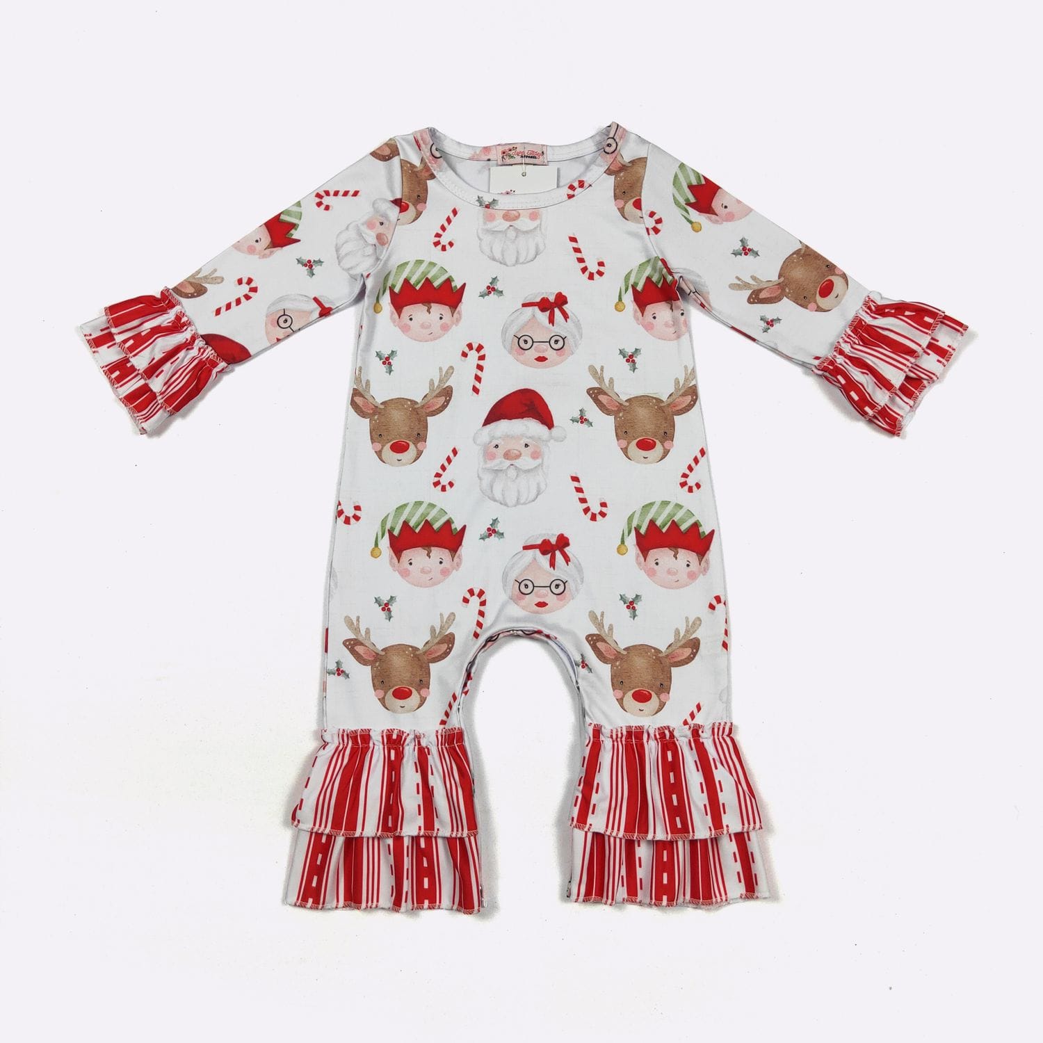 Mrs Claus Baby Romper Shirleys of Collins