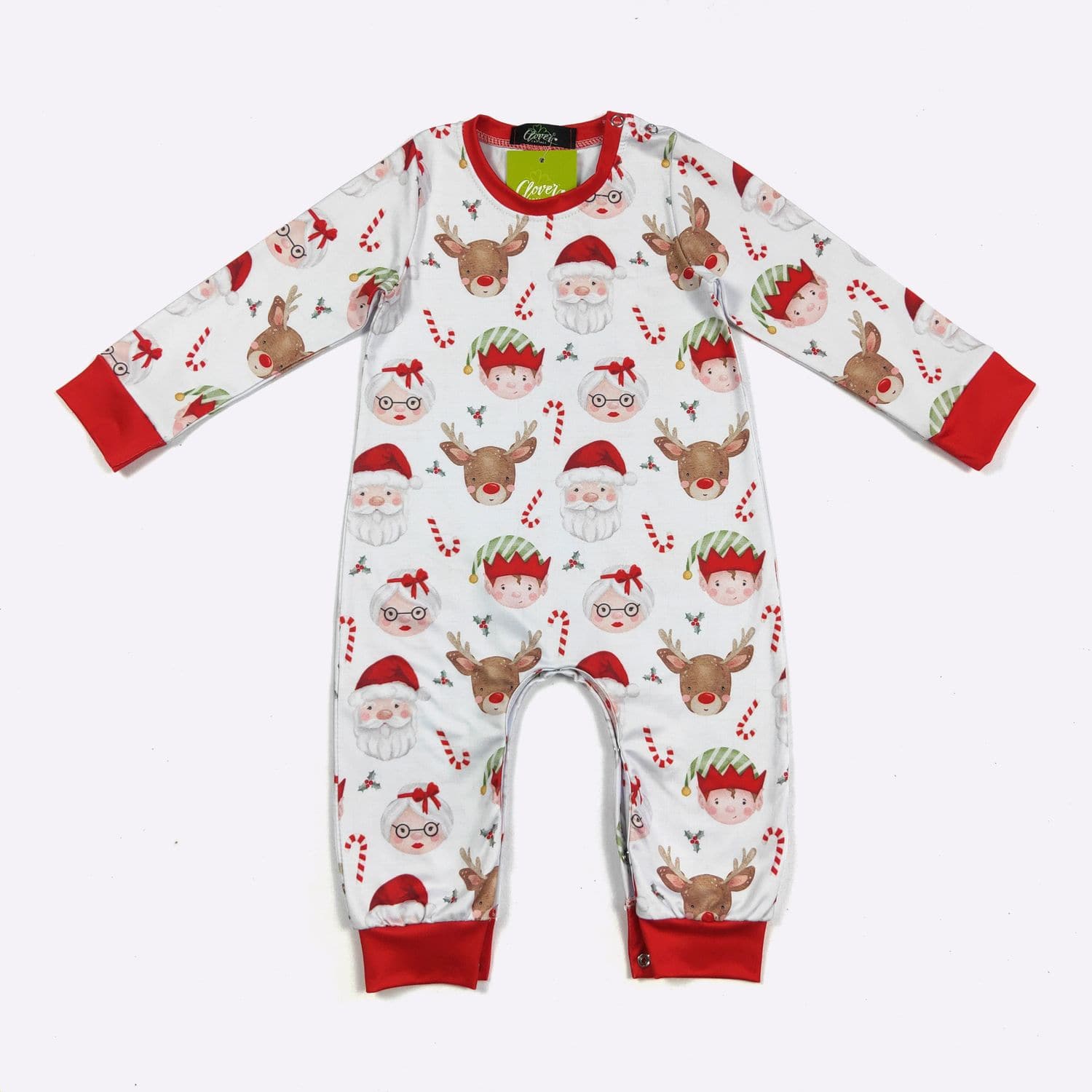 Mrs Claus Boy Romper Shirleys of Collins