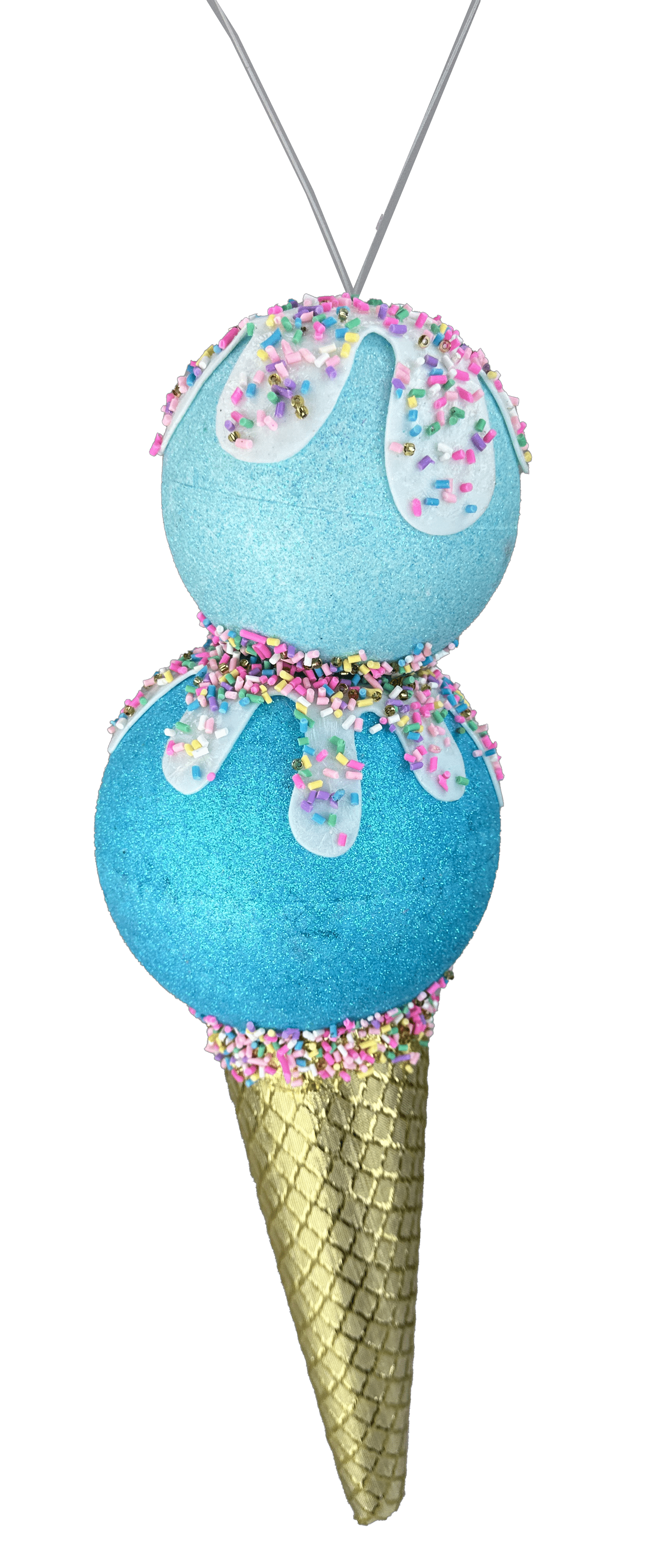 Ornament Ice Cream H16 x Dia5 Liberty Floral 86109BL