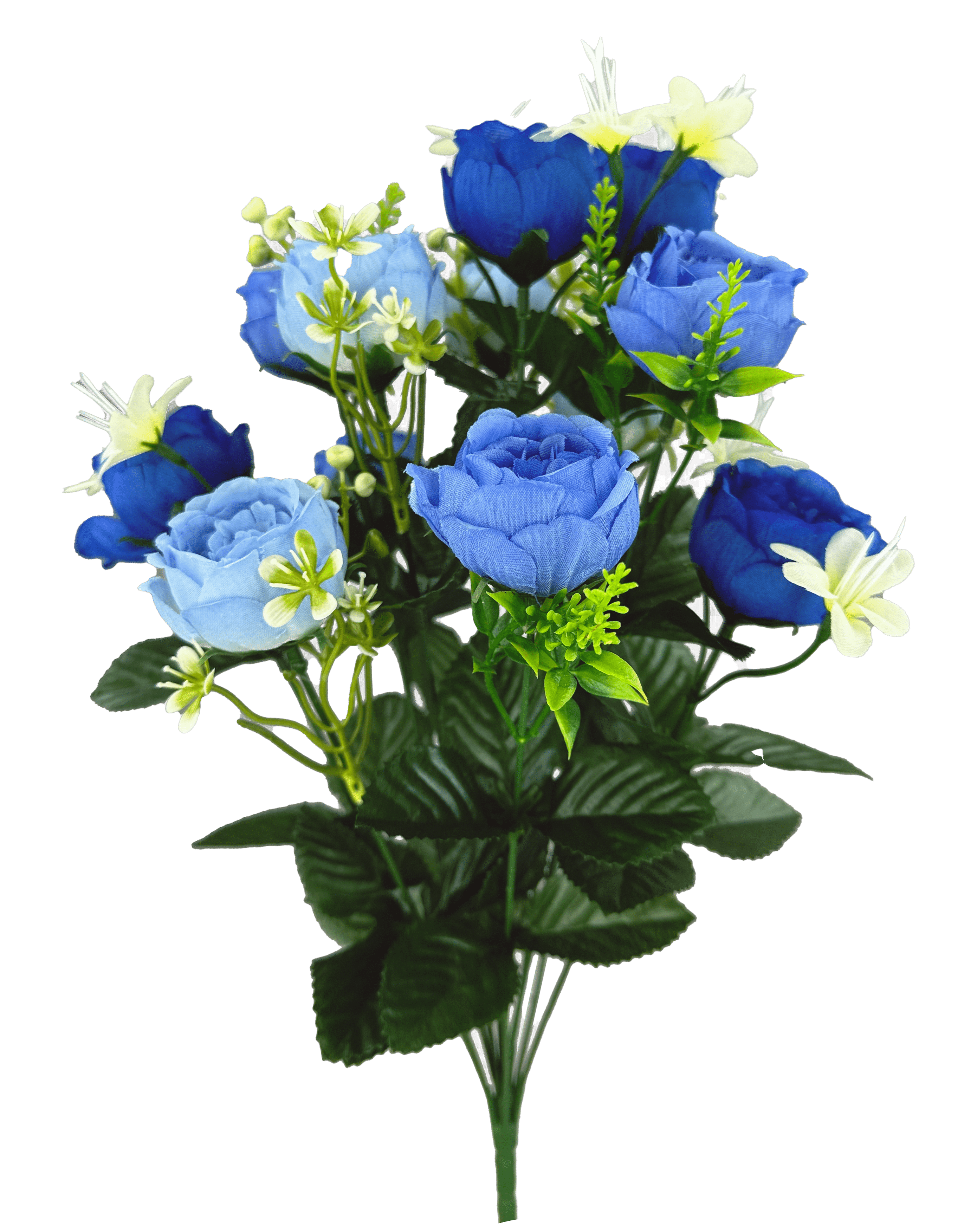 Peony Bush -Blue x 12 H17 Liberty Floral 63669BL