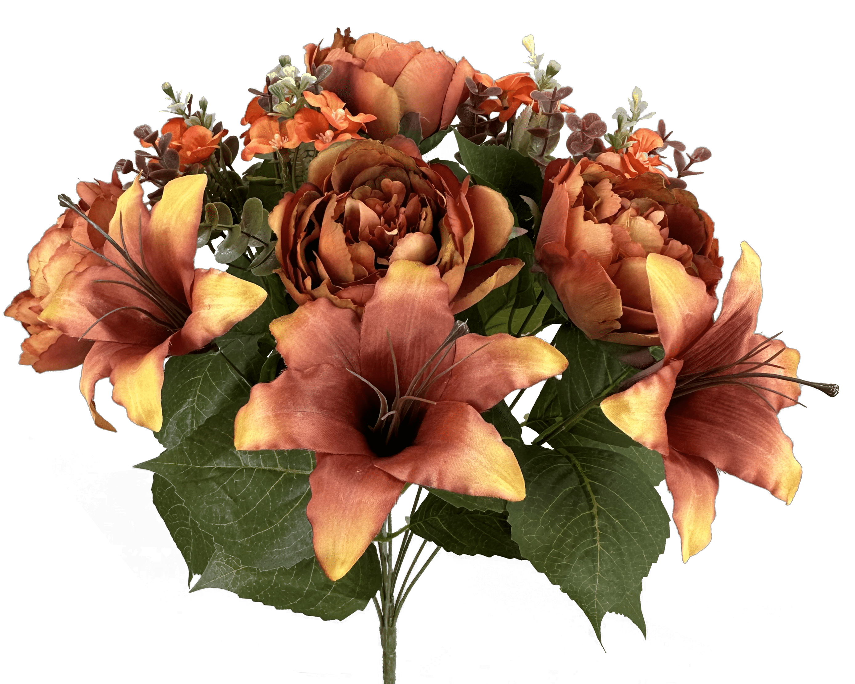 Peony Lily bush x 12 H20-Rust Liberty Floral 57178RT