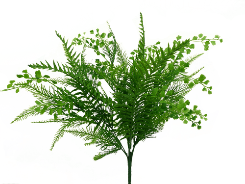 PLASTIC MIS FERN BUSH X 7 Shirley's Direct 13485GN