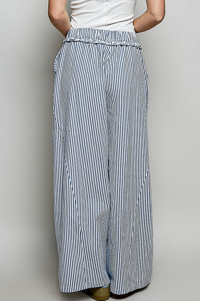POL STRIPED PANTS WITH TASSEL POL