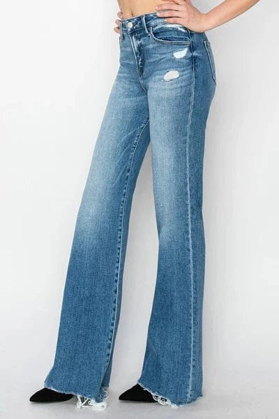 Risen Mid Rise-Wide Jeans Risen clothing