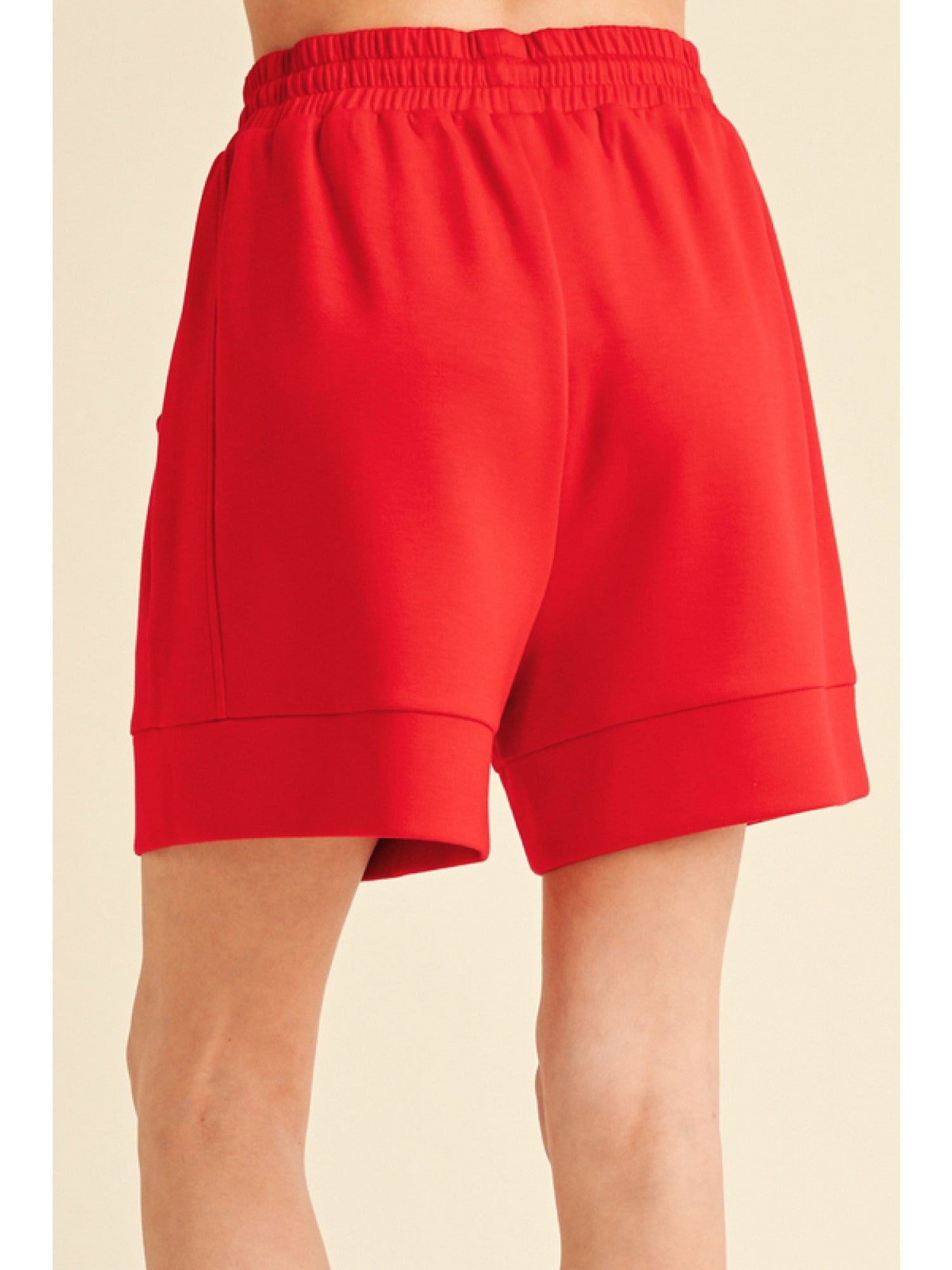 Solid shorts with drawstring waistline JODIFL