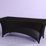 SPANDEX 8' RECTANGLE TABLE COVER-Assorted Colors Shirleys of Collins