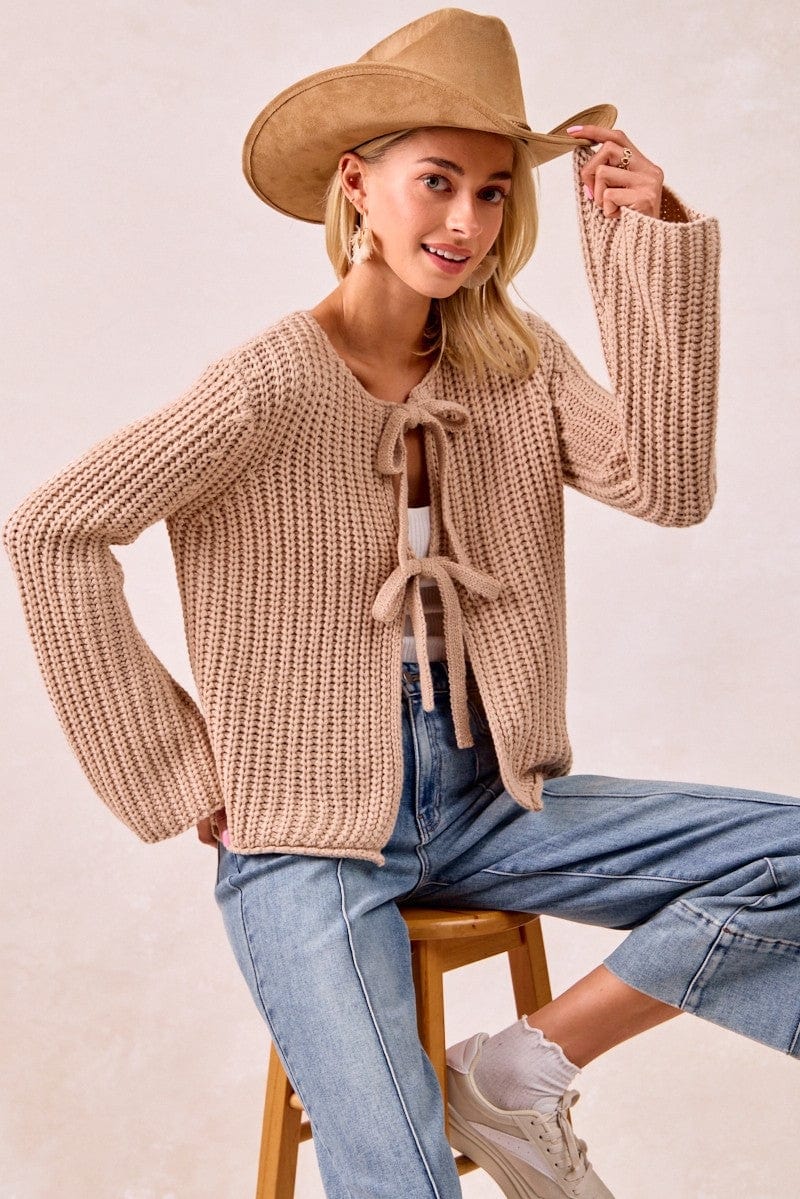 STRIPES COLOR BLOCK CHUNKY SWEATER PULLOVER-Bibi Bibi
