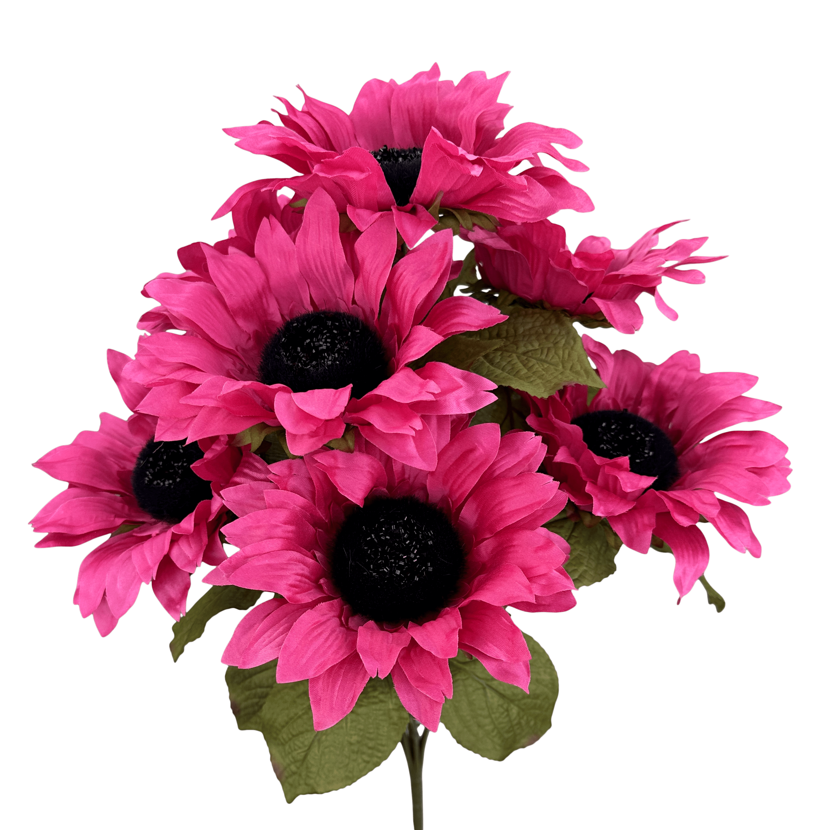 SUNFLOWER BUSH X 7 H22-HOT PINK Liberty Floral 57332HTPK