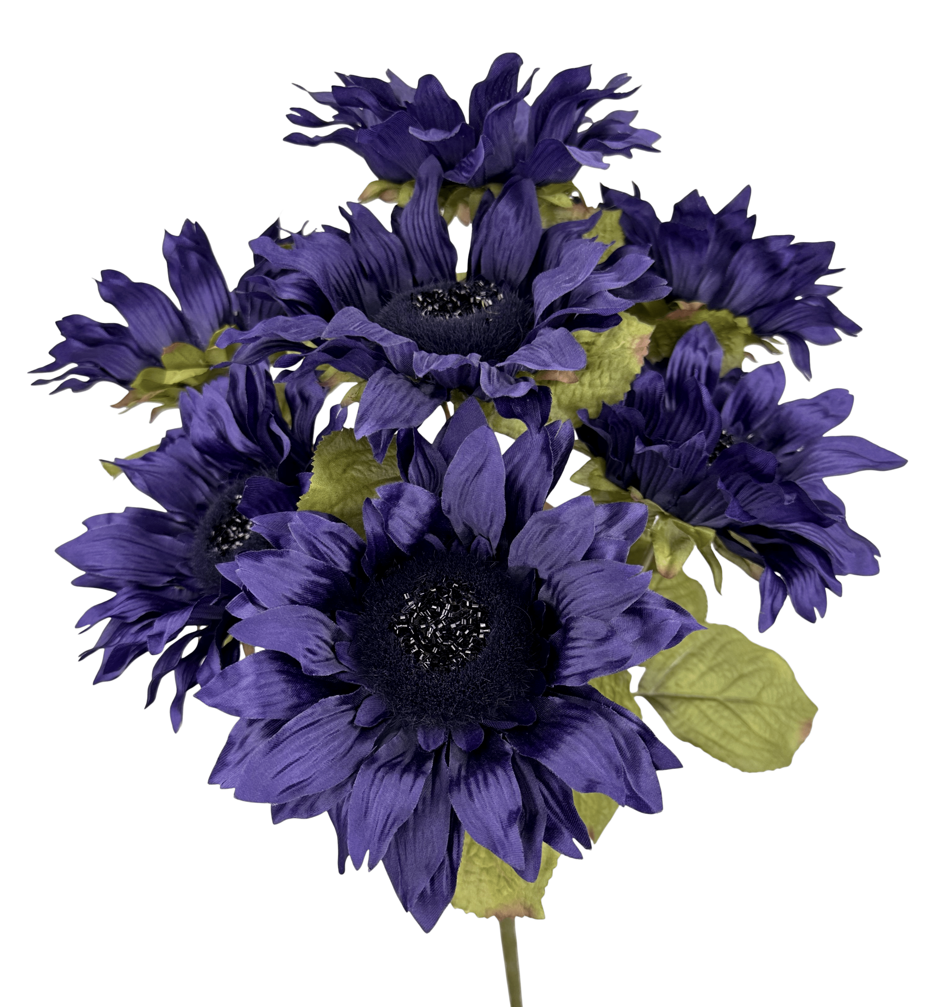 SUNFLOWER BUSH X 7 H22-PURPLE Liberty Floral 57332PU