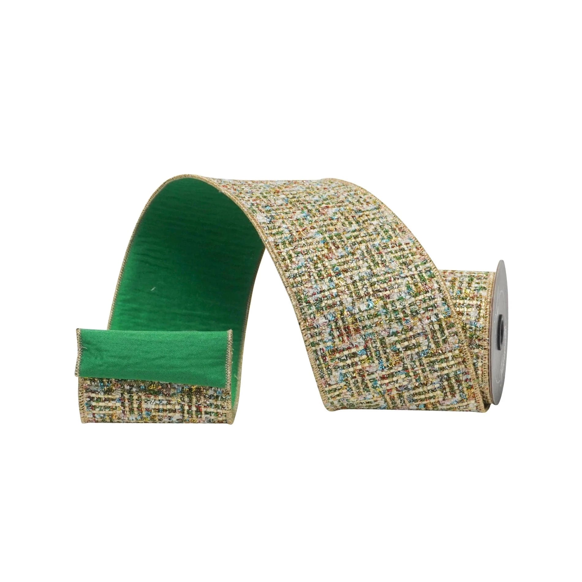 TINSEL TWEED 4" X 10 YDS FARRISILK RIBBON-RC287-12 FARRISILK RC287-12